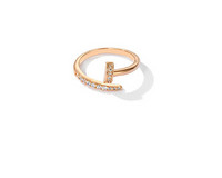 Дамски модерен пръстен с декоративни камъни