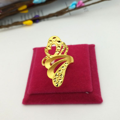 Регулируем дамски пръстен с флорален мотив