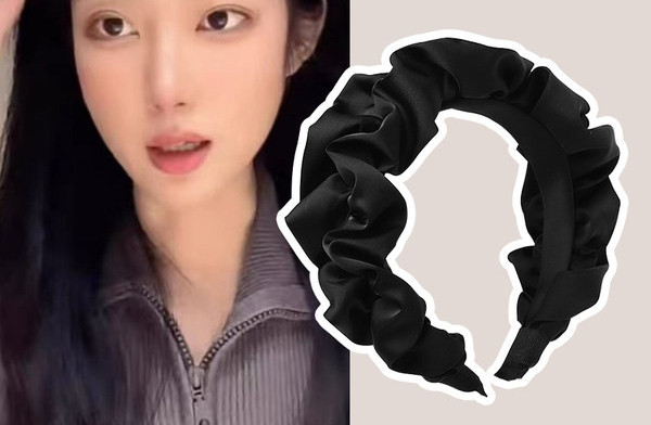 Изчистена дамска диадема с къдрици