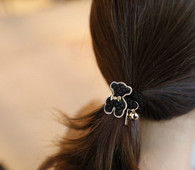 Дамски ластик с декоративно мече