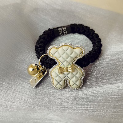 Дамски ластик с декоративно мече