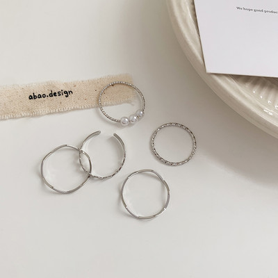 Дамски ежедневен пръстен с перли