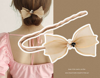 Дамска ежедневна шнола с възел и панделка