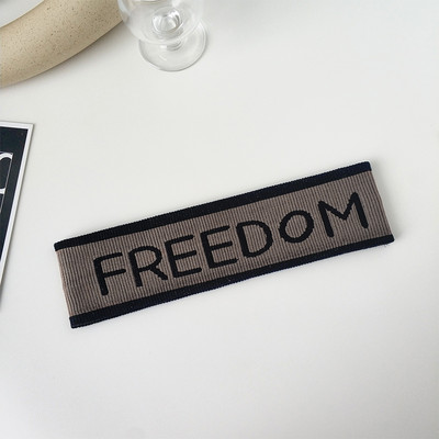 Спортна лента за коса с надпис