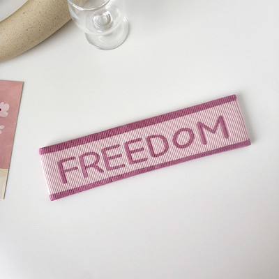 Спортна лента за коса с надпис