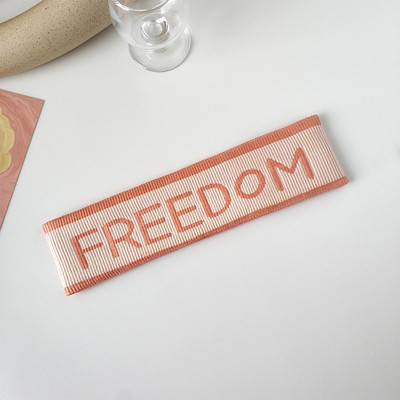 Спортна лента за коса с надпис