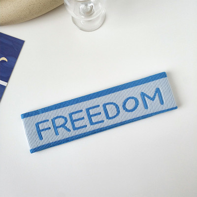 Спортна лента за коса с надпис