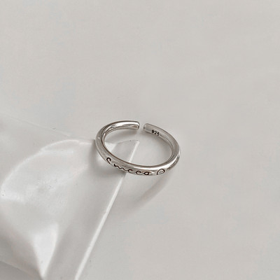 Дамски регулируем пръстен в сребрист цвят -три модела