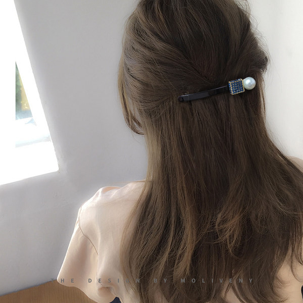 Дамска фиба за коса с перли