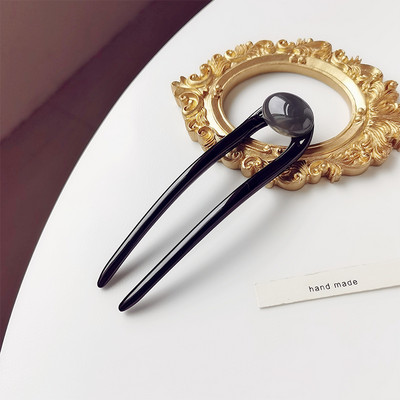 Дамски аксесоар за коса с камък