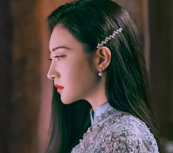 Дамска щипка за коса с перли