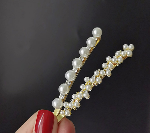Дамска щипка за коса с перли