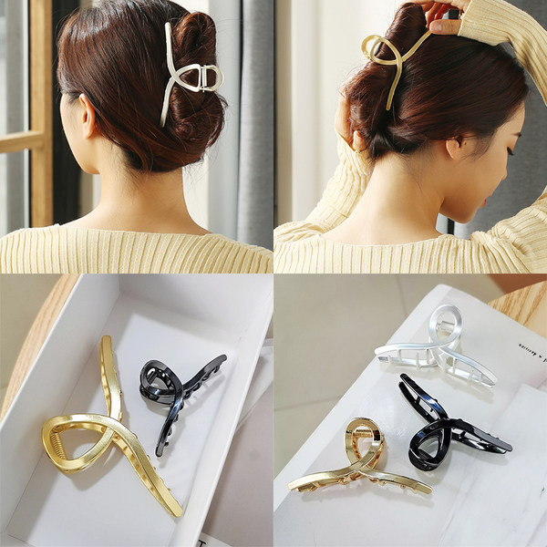 Дамска шнола за коса - изчистен модел