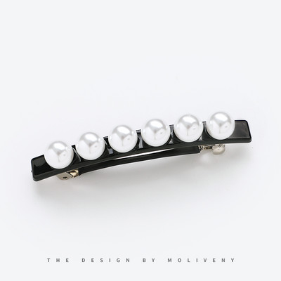 Дамска фиба за коса с цветни перли