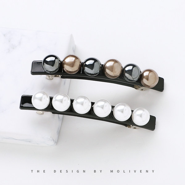 Дамска фиба за коса с цветни перли