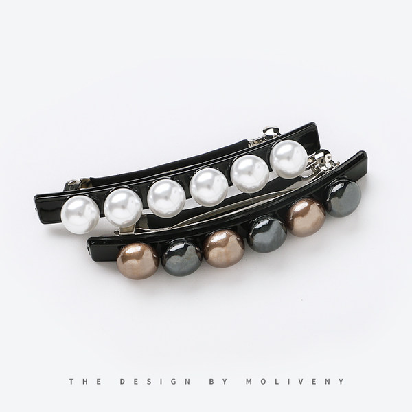 Дамска фиба за коса с цветни перли