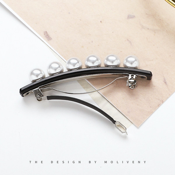 Дамска фиба за коса с цветни перли