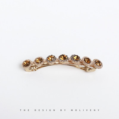 Modern női barrette haj kövekkel