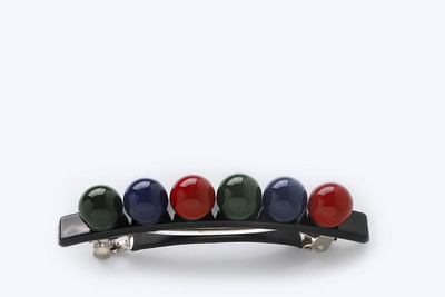 Дамска фиба - за коса с цветни перли