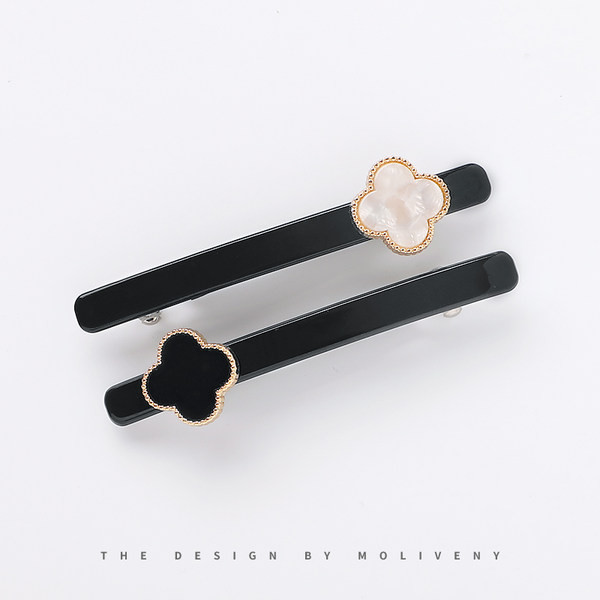 Дамска фиба - за коса с цветни перли