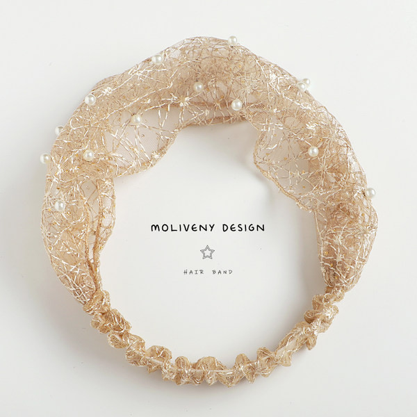 Дамско перлено венче за коса 