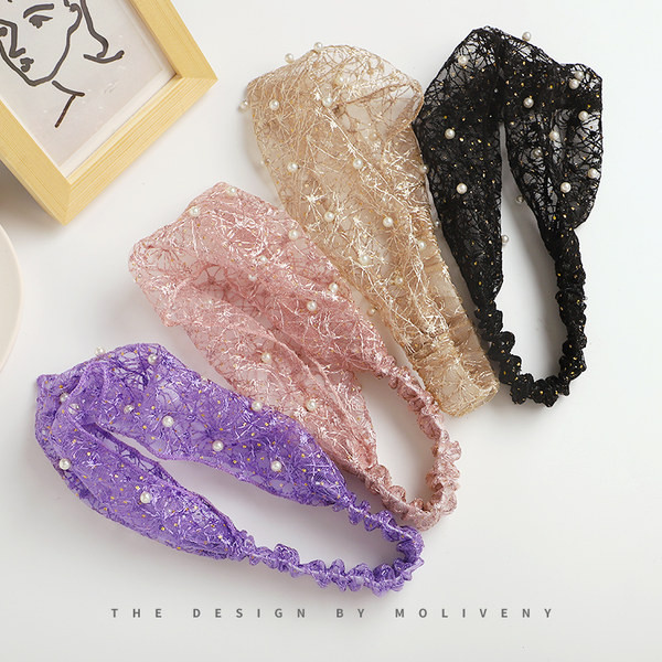 Дамско перлено венче за коса 