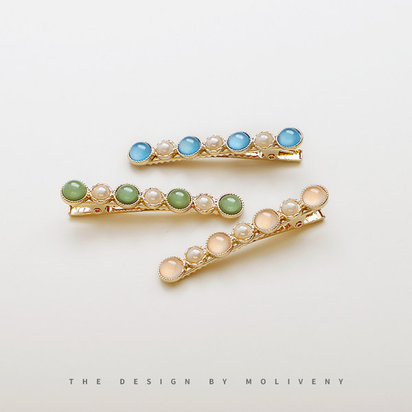 Дамска фиба - за коса с перли 