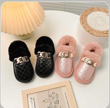 Детски поларни обувки с метални елементи