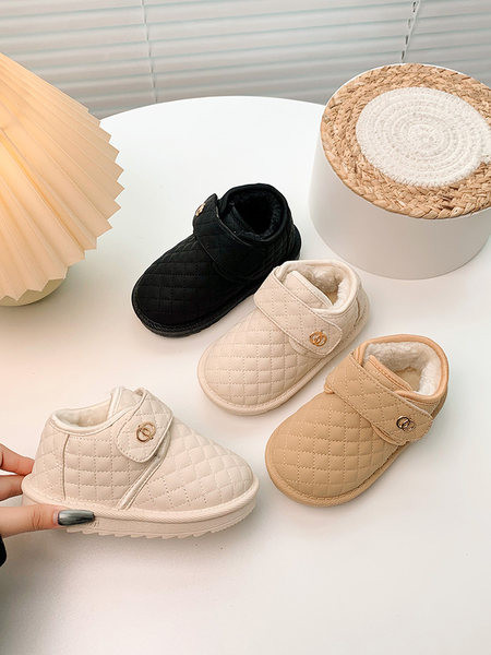 Παιδικά παπούτσια fleece με κούμπωμα velcro