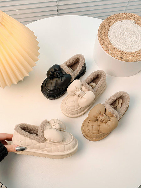 Ежедневни детски капитонирани обувки с панделка за момичета