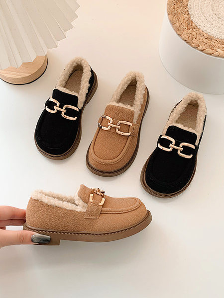 Детски зимни - обувки с катарама 