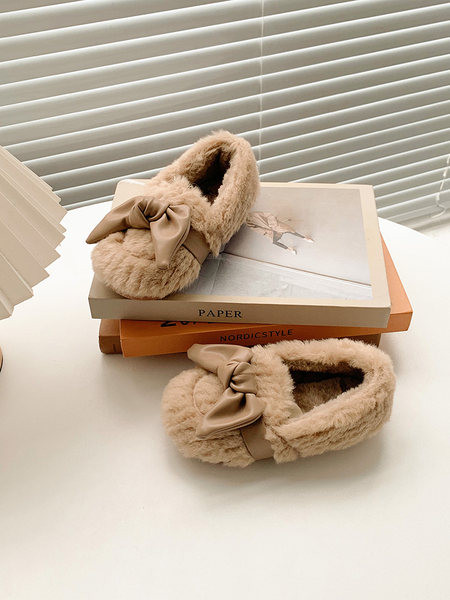 Детски обувки за момичета с панделка