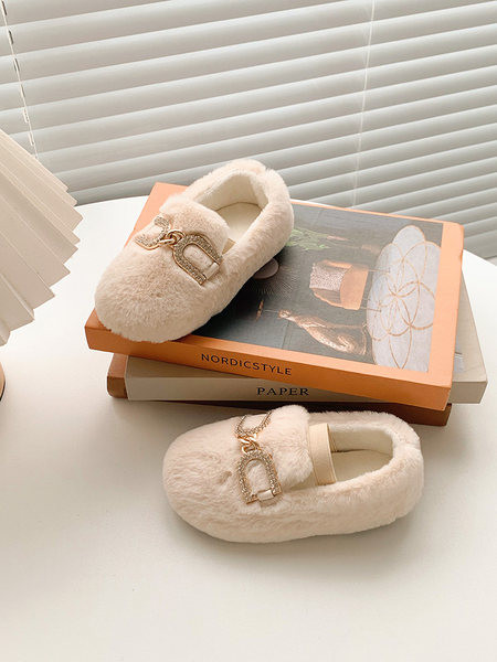 Поларни детски обувки с метални елементи