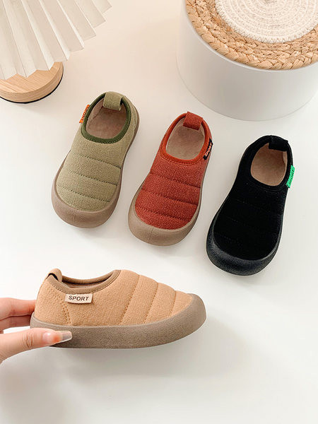 Ежедневни текстилни обувки за момичета с равна подметка 