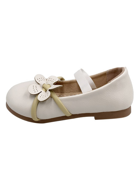 Ежедневни обувки от еко кожа с 3D елемент за момичета 