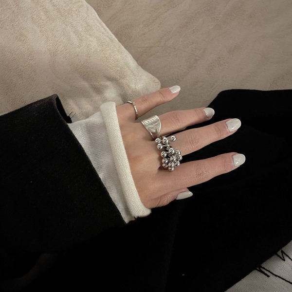 Стоманен пръстен в сребрист цвят