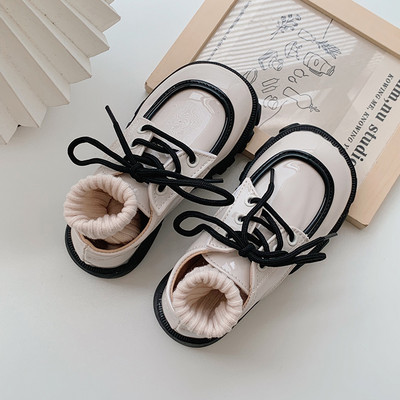 Παιδικά casual loafers με κορδόνια για κορίτσια