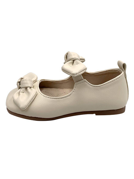Ежедневни детски обувки с панделка от еко кожа