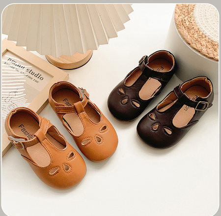 Детско ретро кожени обувки 