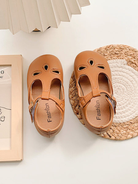 Детско ретро кожени обувки 