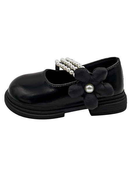 Модерни детски обувки с перли за момичета