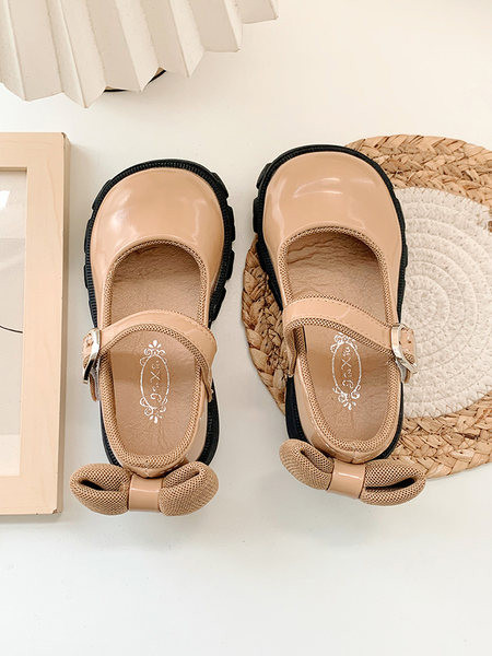 Детски обувки с панделка и велкро закопчаване