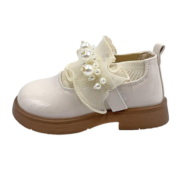 Детски неплъзгаши се обувки с перли