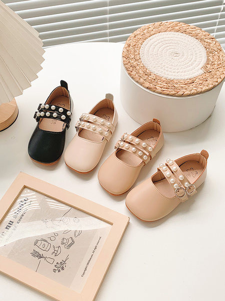 Ежедневни обувки за момичета с декоративни перли