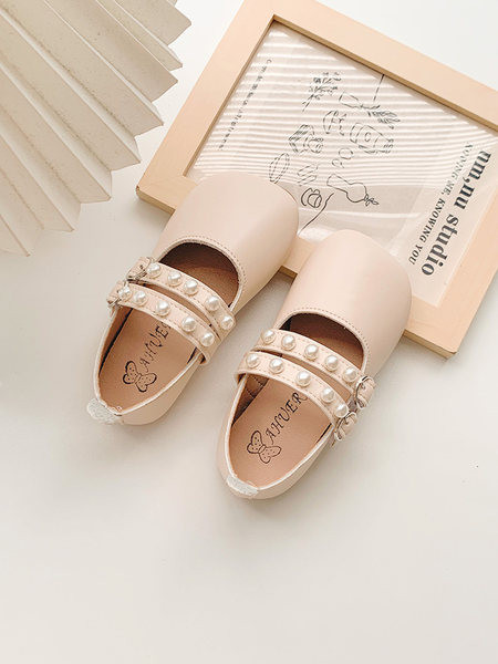 Ежедневни обувки за момичета с декоративни перли