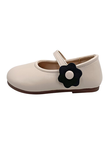 Детски кожени обувки в три цвята за момичета