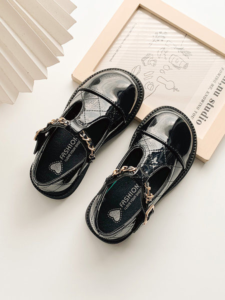 Модерни обувки за момичета с катарама