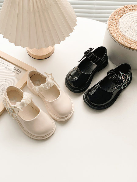 Елегантни детски обувки за момичета с велкро закопчаване