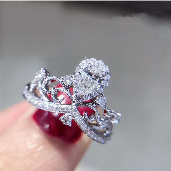 Дамски елегантен - пръстен с декоративни камъни 