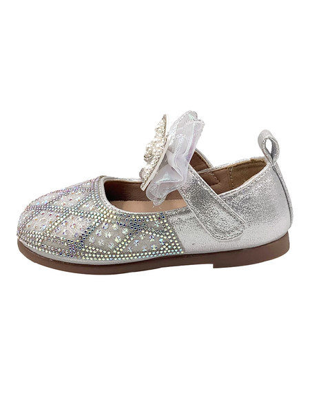 Pantofi formali pentru fete cu pietre si perle